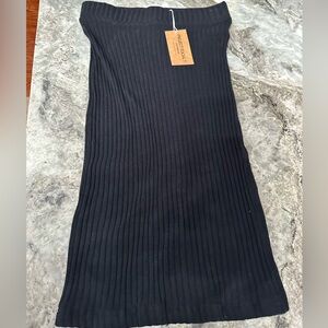 NWT Project Social T black midi skirt size M